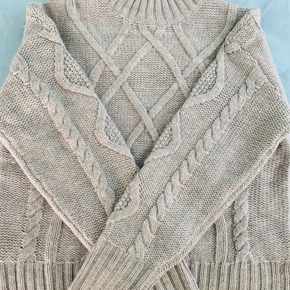 NWOT - Gap Womens Cable Knit Mockneck Sweater - Picture 3 of 6